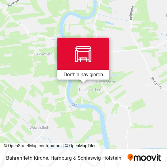 Bahrenfleth Kirche Karte