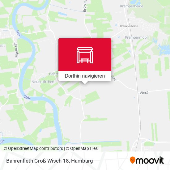 Bahrenfleth Groß Wisch 18 Karte