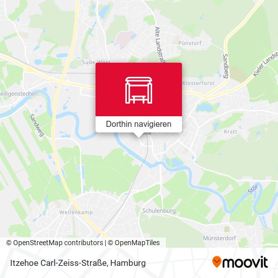 Itzehoe Carl-Zeiss-Straße Karte