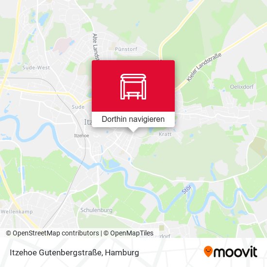 Itzehoe Gutenbergstraße Karte