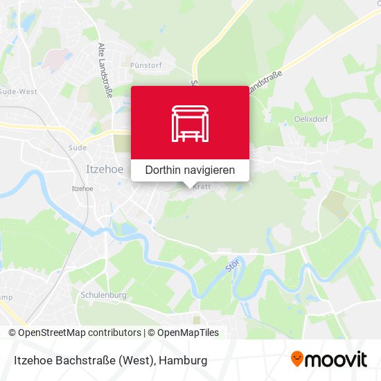 Itzehoe Bachstraße (West) Karte