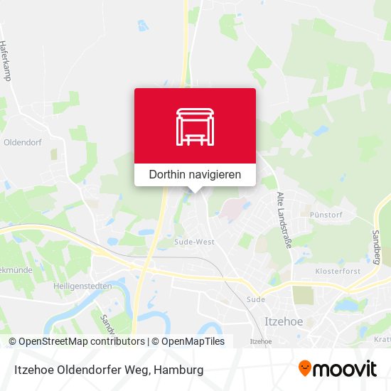 Itzehoe Oldendorfer Weg Karte