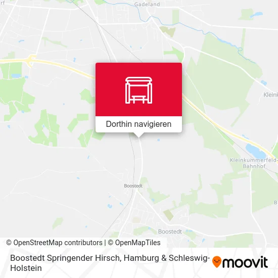 Boostedt Springender Hirsch Karte