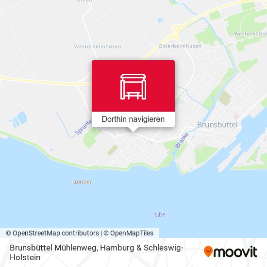 Brunsbüttel Mühlenweg Karte