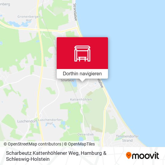Scharbeutz Kattenhöhlener Weg Karte