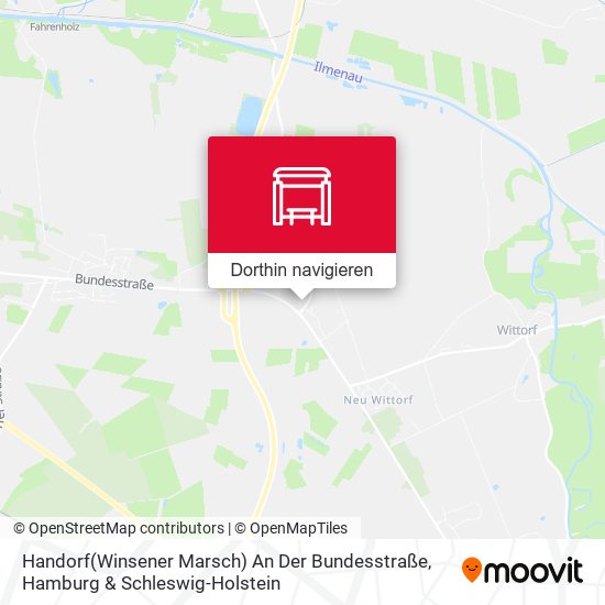 Handorf(Winsener Marsch) An Der Bundesstraße Karte