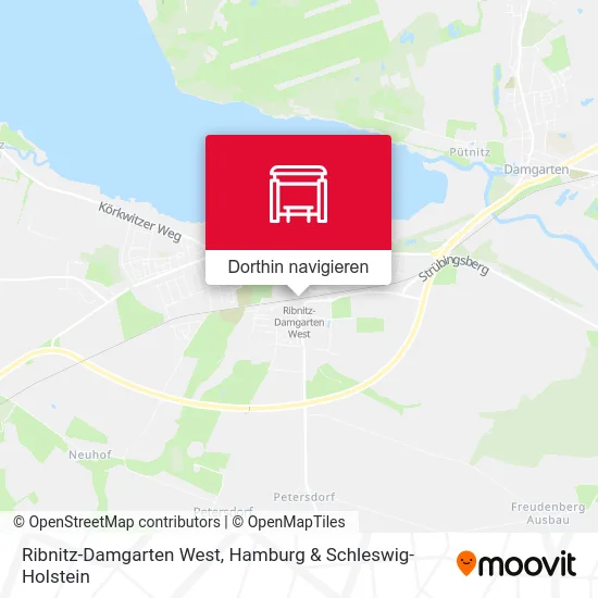 Ribnitz-Damgarten West Karte