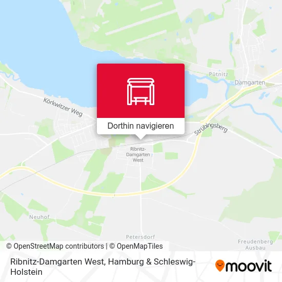 Ribnitz-Damgarten West Karte