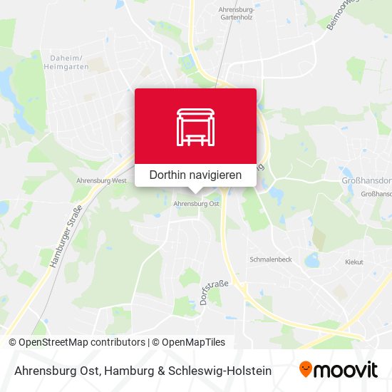 Ahrensburg Ost Karte