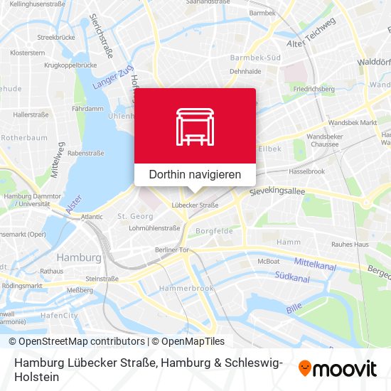 Hamburg Lübecker Straße Karte