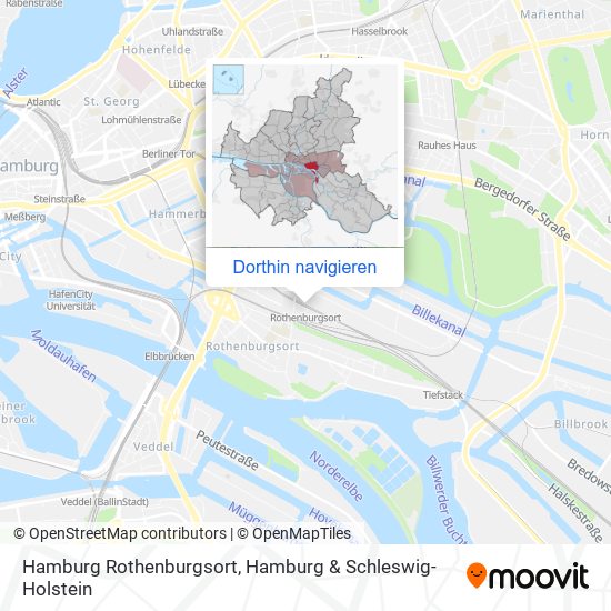 Hamburg Rothenburgsort Karte