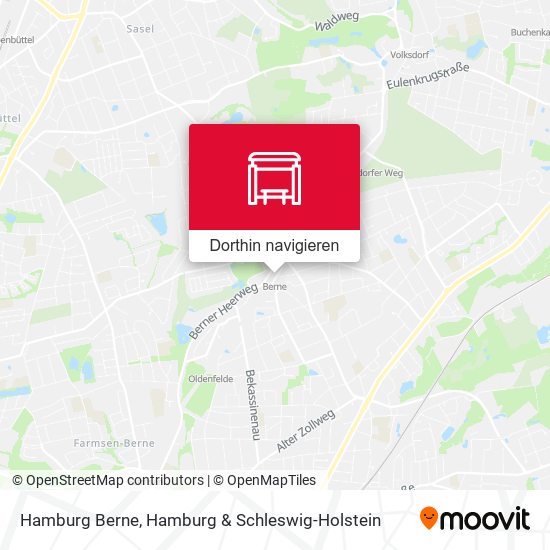 Hamburg Berne Karte