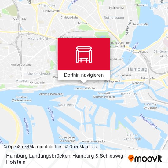 Hamburg Landungsbrücken Karte