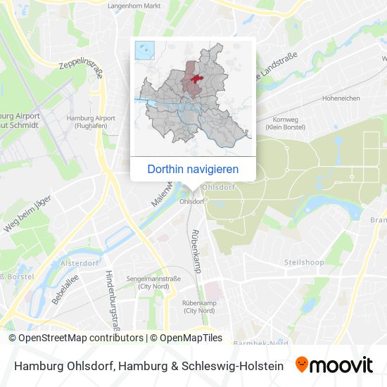 Hamburg Ohlsdorf Karte