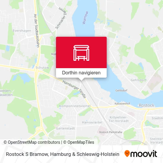 Rostock S Bramow Karte