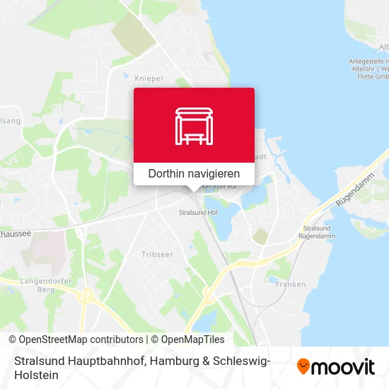Stralsund Hauptbahnhof Karte