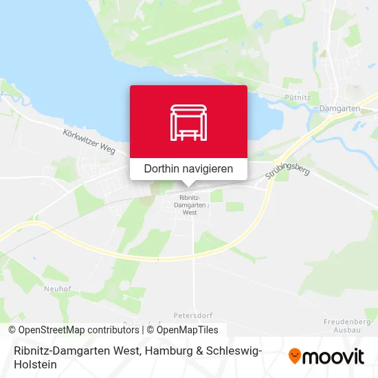 Ribnitz-Damgarten West Karte