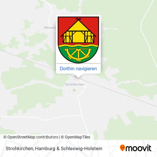 Strohkirchen Karte