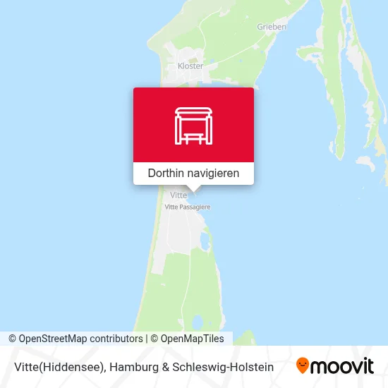 Vitte(Hiddensee) Karte