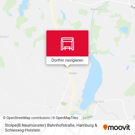 Stolpe(B Neumünster) Bahnhofstraße Karte