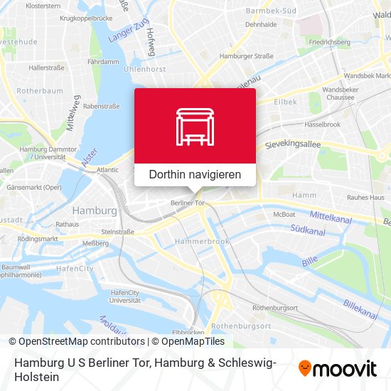 Hamburg U S Berliner Tor Karte