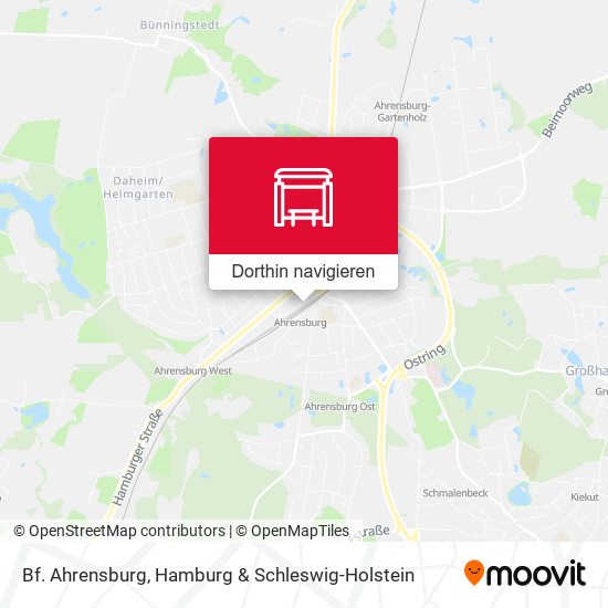 Bf. Ahrensburg Karte