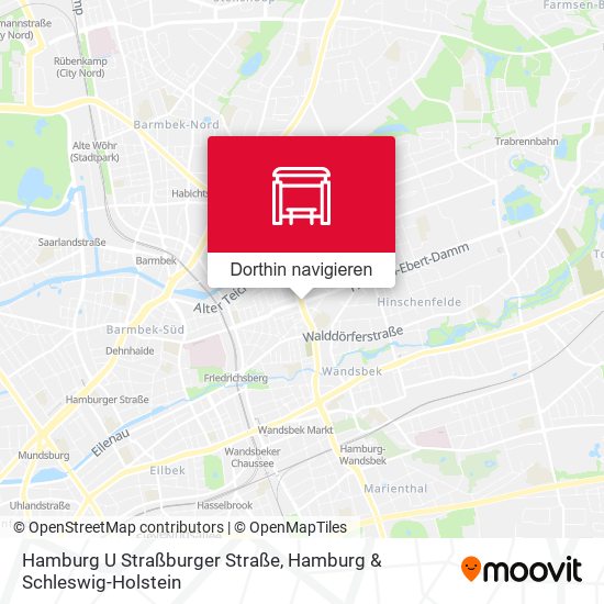 Hamburg U Straßburger Straße Karte