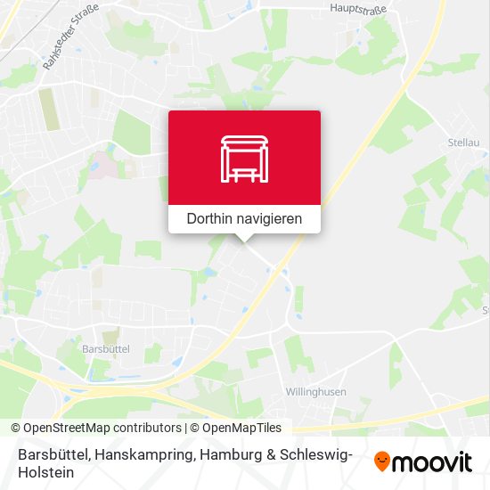 Barsbüttel, Hanskampring Karte
