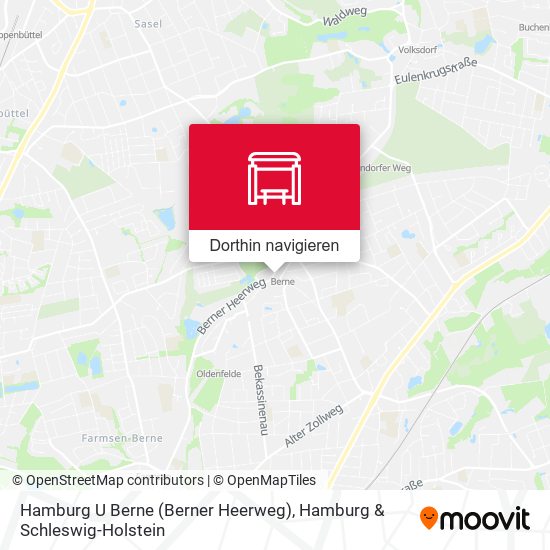 Hamburg U Berne (Berner Heerweg) Karte