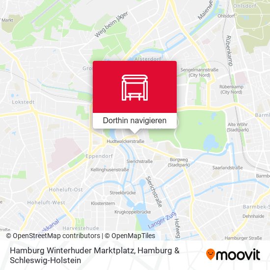Hamburg Winterhuder Marktplatz Karte