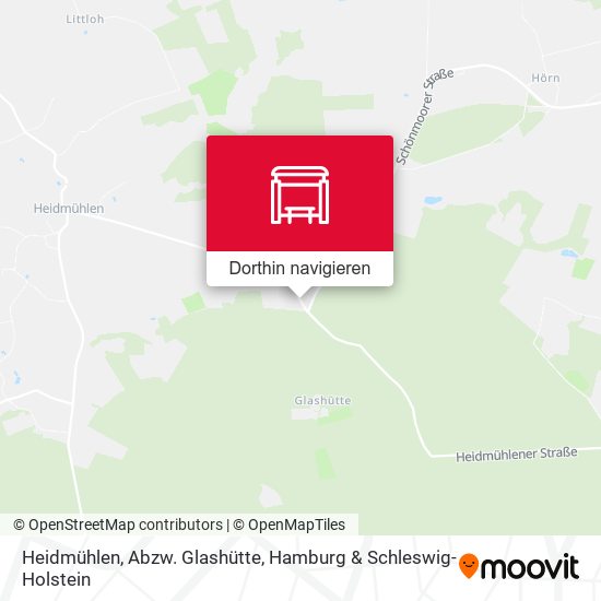 Heidmühlen, Abzw. Glashütte Karte