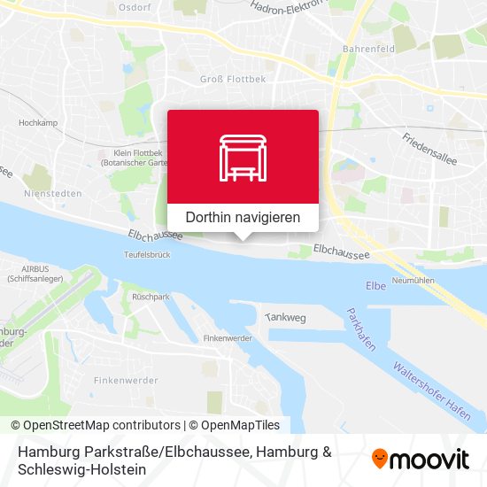 Hamburg Parkstraße/Elbchaussee Karte