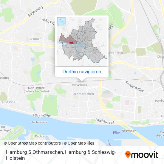 Hamburg S Othmarschen Karte