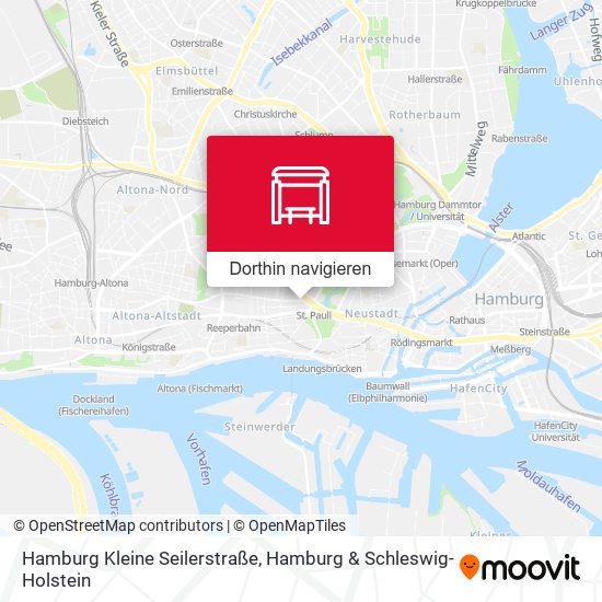 Hamburg Kleine Seilerstraße Karte