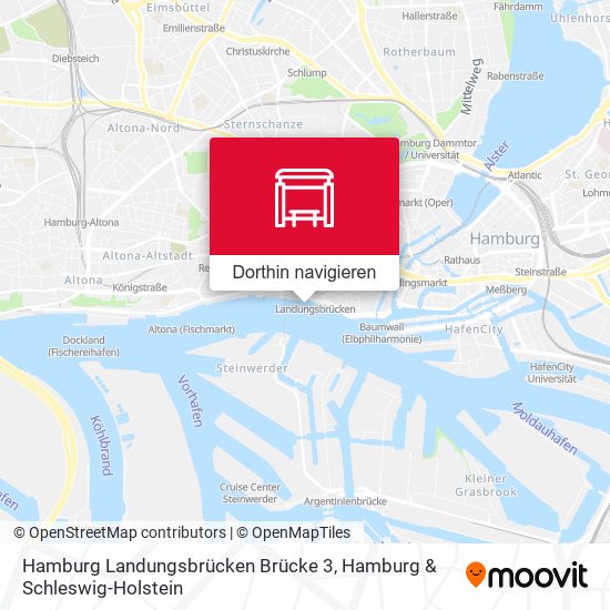 Hamburg Landungsbrücken Brücke 3 Karte