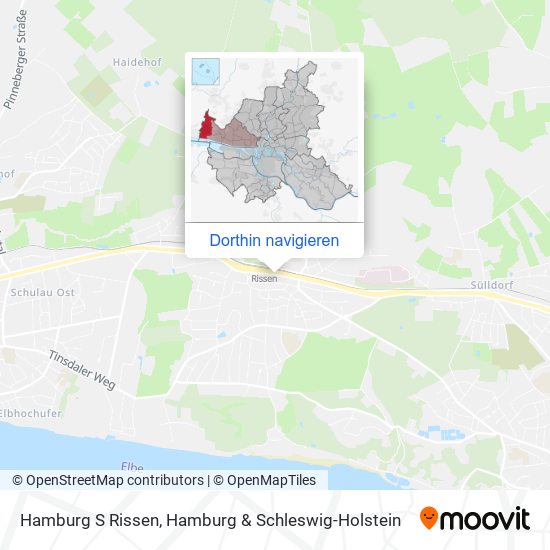 Hamburg S Rissen Karte