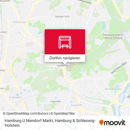 Hamburg U Niendorf Markt Karte