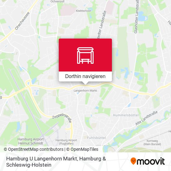 Hamburg U Langenhorn Markt Karte