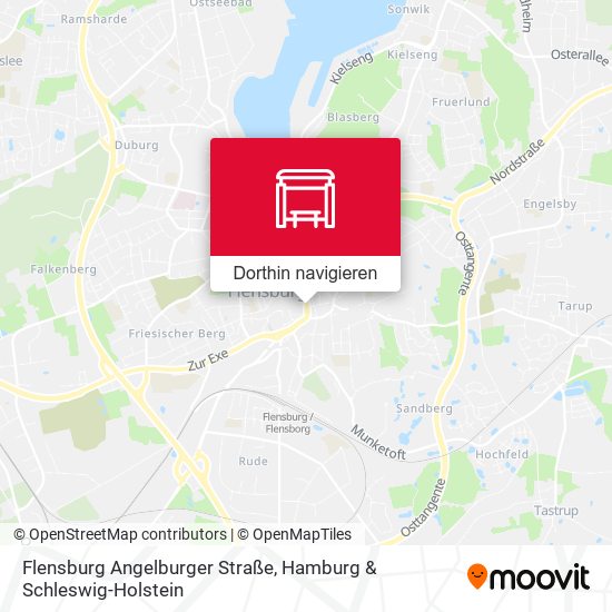 Flensburg Angelburger Straße Karte