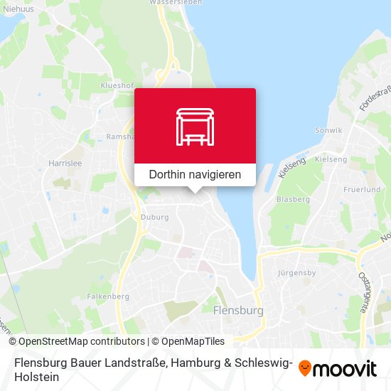 Flensburg Bauer Landstraße Karte