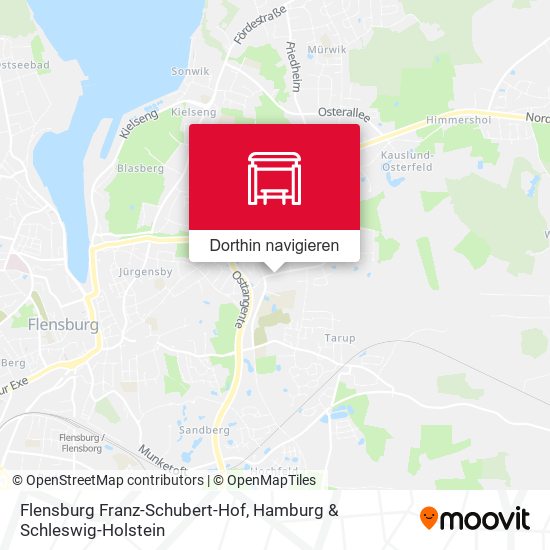 Flensburg Franz-Schubert-Hof Karte