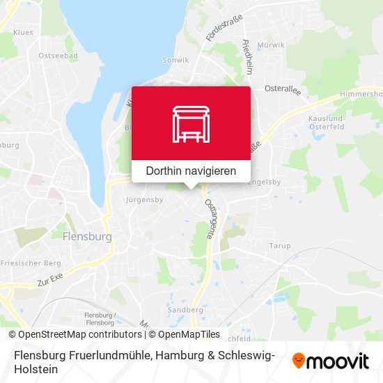 Flensburg Fruerlundmühle Karte