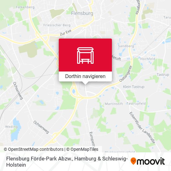 Flensburg Förde-Park Abzw. Karte
