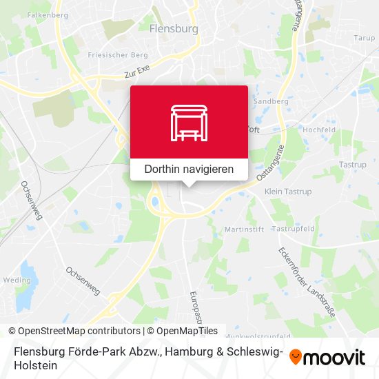 Flensburg Förde-Park Abzw. Karte