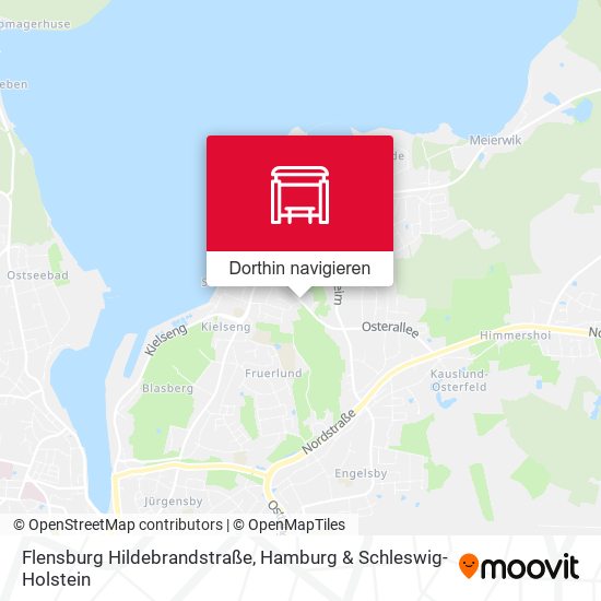 Flensburg Hildebrandstraße Karte