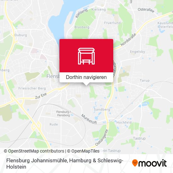 Flensburg Johannismühle Karte