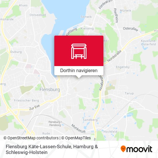 Flensburg Käte-Lassen-Schule Karte