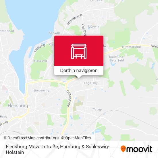 Flensburg Mozartstraße Karte