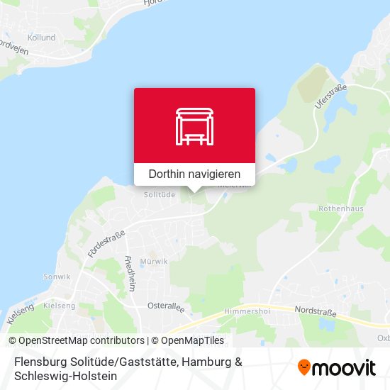 Flensburg Solitüde/Gaststätte Karte