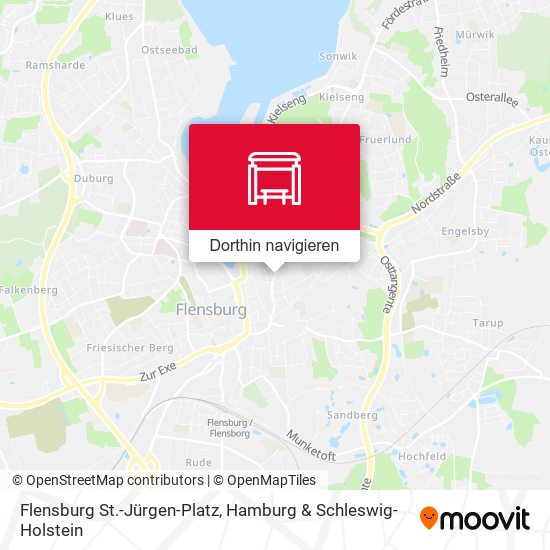 Flensburg St.-Jürgen-Platz Karte
